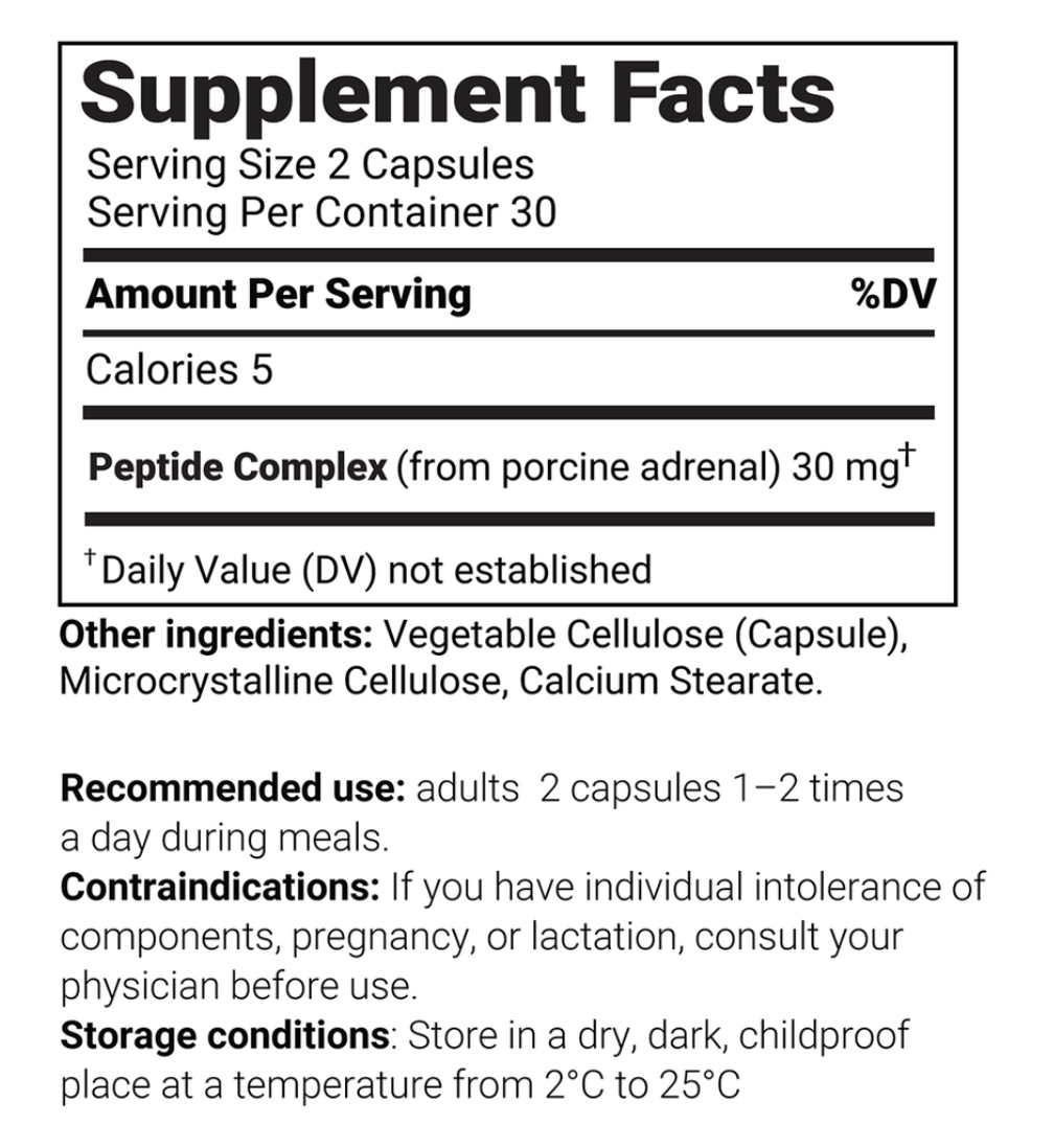 Adrenact – Adrenal Peptide Bioregulator